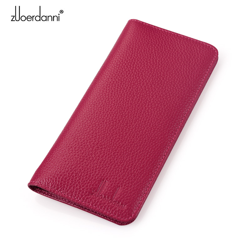محفظة نسائية طويلة رفيعة للغاي - مراجعة Leather Work Folder وسعره