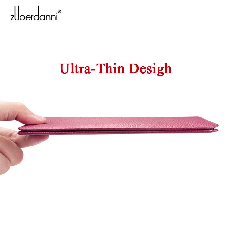 محفظة نسائية طويلة رفيعة للغاي - مراجعة Leather Work Folder وسعره
