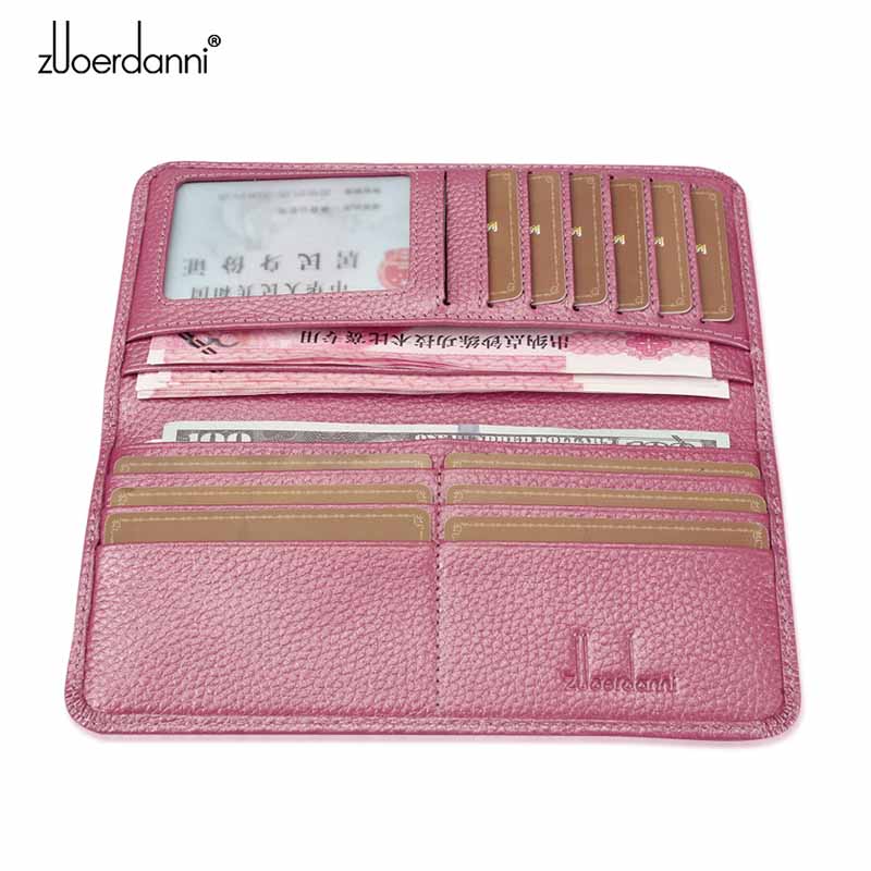 محفظة نسائية طويلة رفيعة للغاي - مراجعة Leather Work Folder وسعره