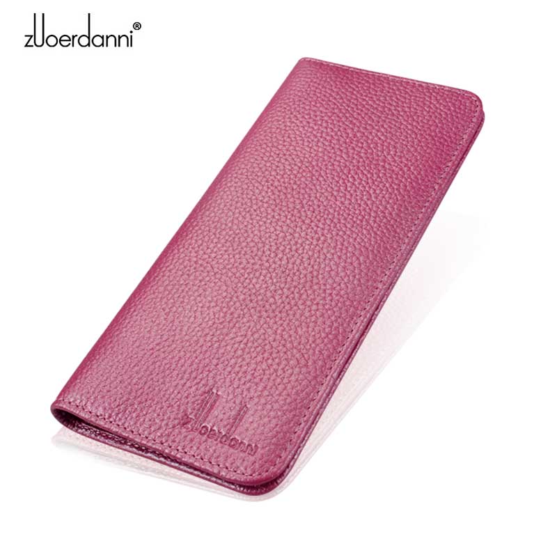 محفظة نسائية طويلة رفيعة للغاي - مراجعة Leather Work Folder وسعره