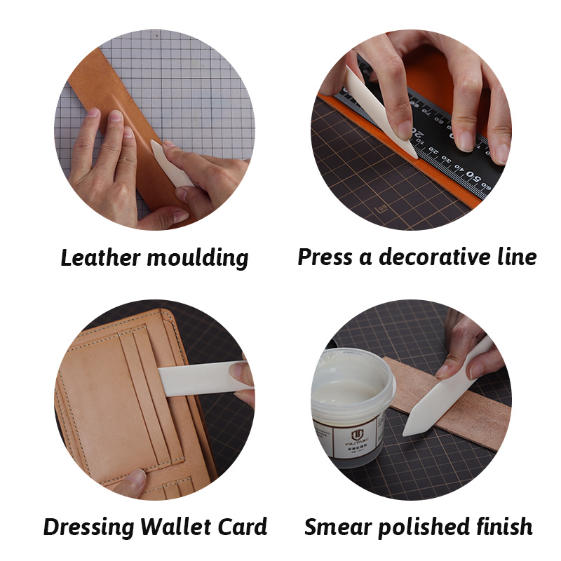 WUTA 1 قطعة 100% عظم بقر طبيعي - مراجعة Leather Work Folder وسعره