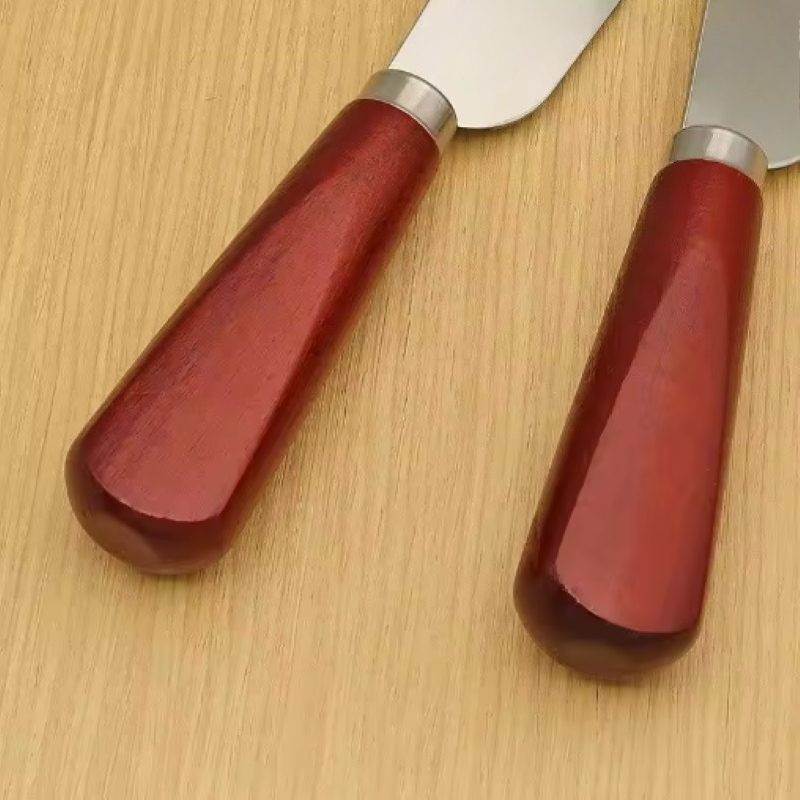 سكين تقطيع الجلد بمقبض خشبي، أ - مراجعة Leatherwork Knives وسعره