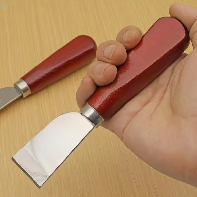 سكين تقطيع الجلد بمقبض خشبي، أ - مراجعة Leatherwork Knives وسعره