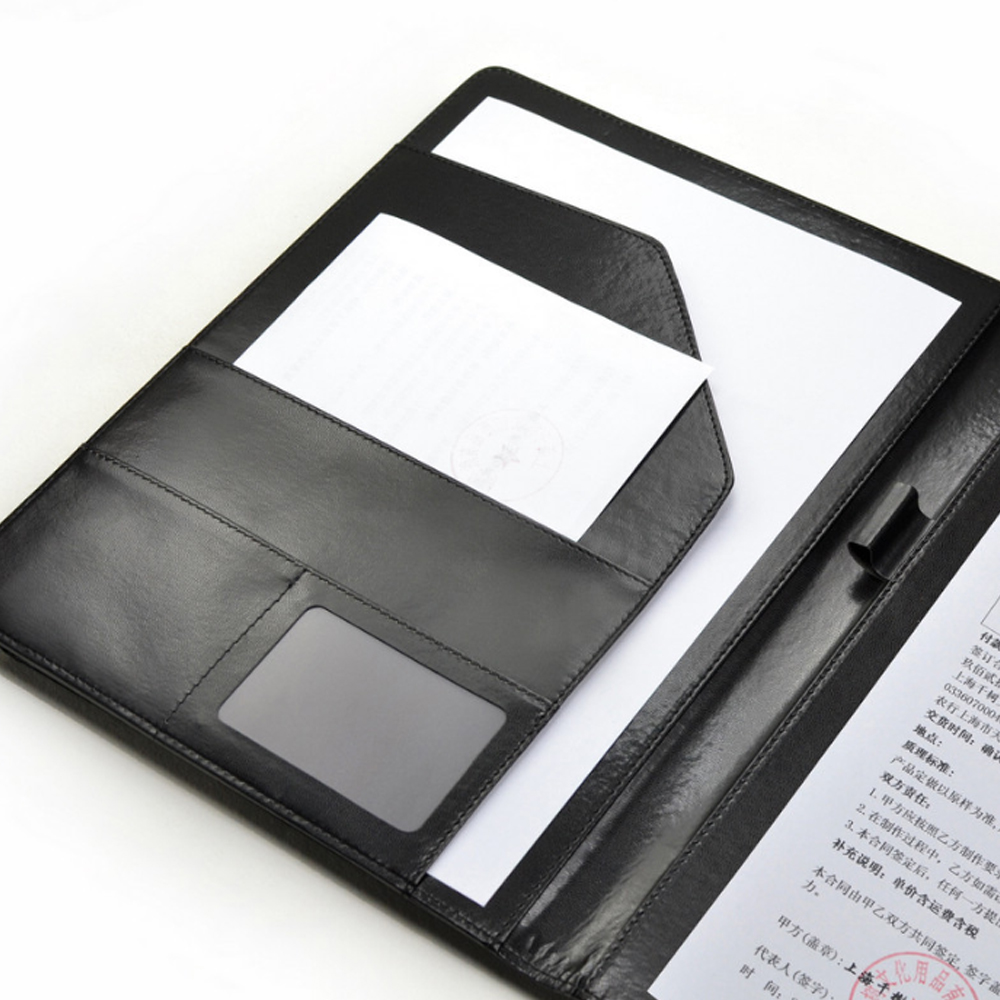 A4 مؤتمر مجلد الأعمال القرطاسي - مراجعة Leather Work Folder وسعره