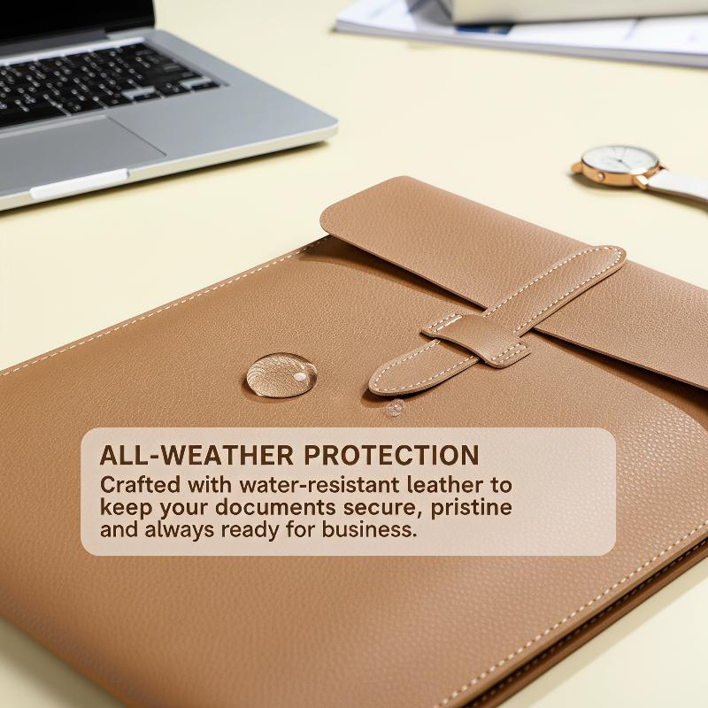 حقيبة مستندات جلدية عمودية فاخ - مراجعة Leather Work Folder وسعره