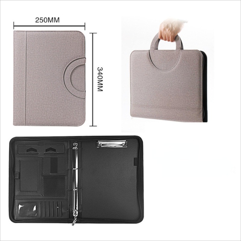 حقيبة ملفات جلد صناعي A4 بسحاب - مراجعة Leather Work Folder وسعره