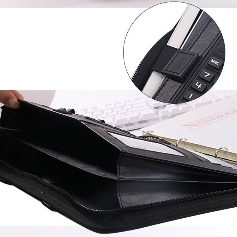 حقيبة ملفات جلد صناعي A4 بسحاب - مراجعة Leather Work Folder وسعره