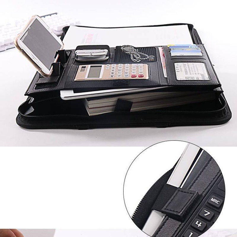 حقيبة ملفات جلد صناعي A4 بسحاب - مراجعة Leather Work Folder وسعره