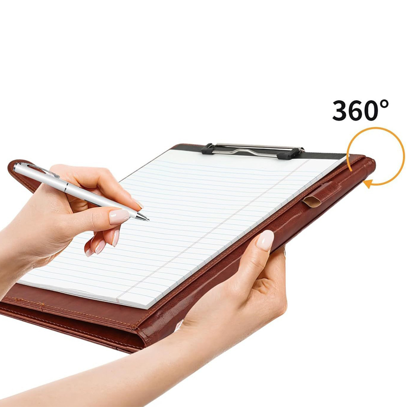 حافظة مؤتمرات جلدية متعددة الو - مراجعة Leather Work Folder وسعره